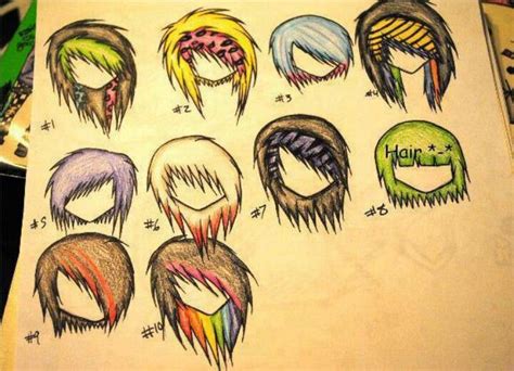 Girl Fashion | Fashion Colleges | How to draw hair, Emo scene hair ...