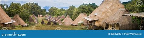 Traditional Indonesian Village Stock Photo - Image of oriental, lombok ...