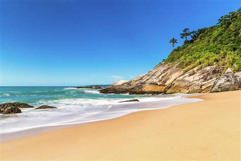 Beach in Balneario Camboriu, Santa Catarina, Brazil. Estaleirinh Photograph by Marcelo Rabelo