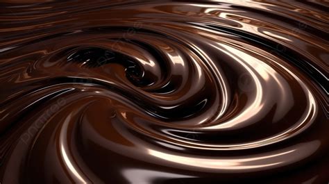 Swirling Cocoa Or Melting Chocolate In 3d Render Background, Chocolate Cream, Chocolate Syrup ...