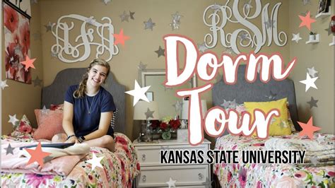 College Freshman Dorm Tour 2019 | Kansas State University - YouTube