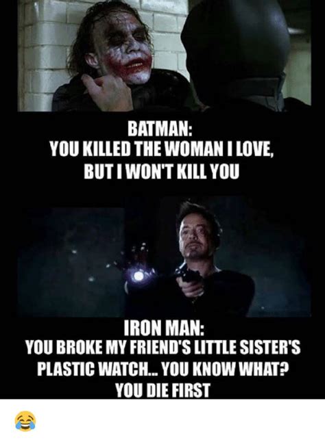 Iron Man VS Batman Memes! - Iron Man Helmet Shop