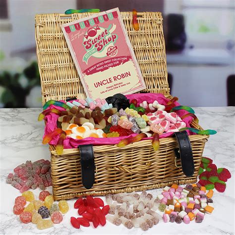 Personalised Retro Sweet Hampers UK | Buy Old Fashioned sweet hampers (Vintage!!)