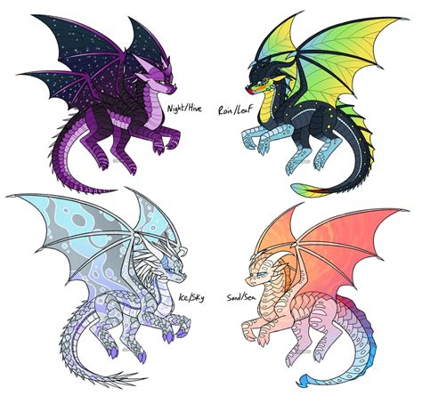 WOF Dragon Adopts [CLOSED] by LYNX3000 on DeviantArt | Wings of fire dragons, Wings of fire ...