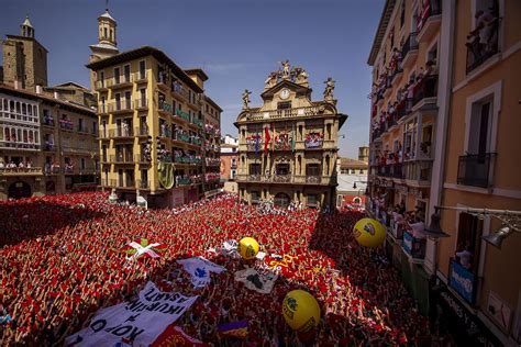 2015 San Fermin fiestas in Pamplona, Spain