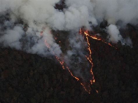 Wildfire in Nantahala National Forest grows: 677 acres, no containment