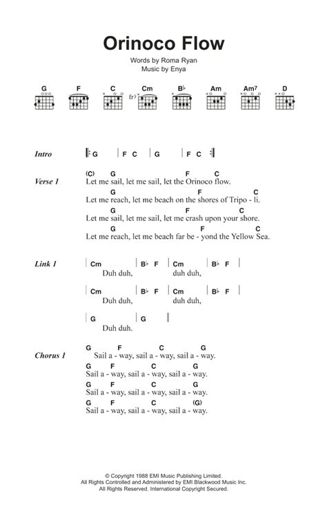 Orinoco Flow | Sheet Music Direct