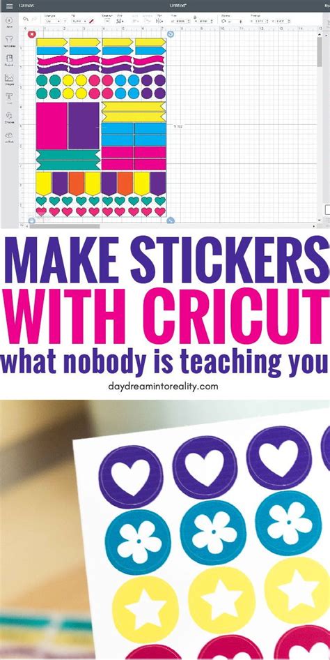 Making Stickers With Cricut