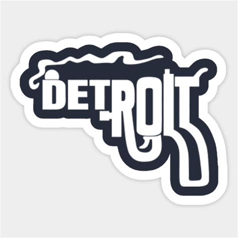 Detroit - Detroit - Sticker | TeePublic