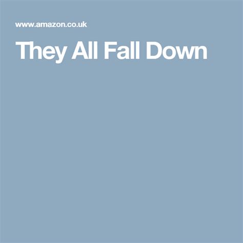 They All Fall Down All Falls Down, Falling Down, Poems, Ebook, Poetry, Verses, Poem