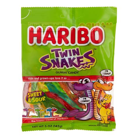 Haribo Twin Snakes Gummi Candy, 5 oz., 12 Ct | Ubuy New Zealand