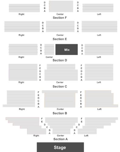 Royal Oak Music Theater Seating Map | Elcho Table