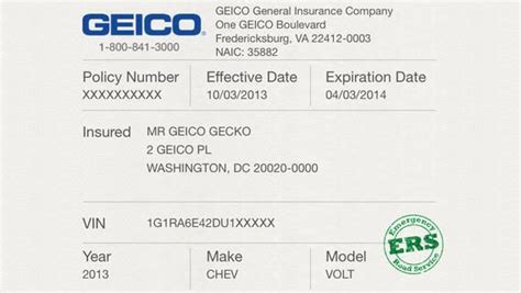 car insurance cards printable car insurance cards templates geico car ...