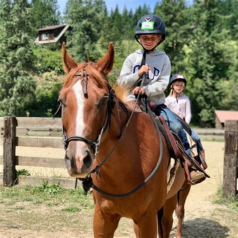 Horseback Riding at the Kids Program - Red Horse Mountain Ranch