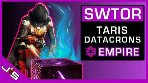 SWTOR Datacrons - TARIS (Empire) - YouTube