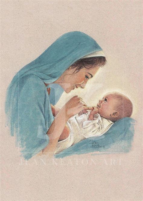 Mary and Baby Jesus – Jean Keaton Art