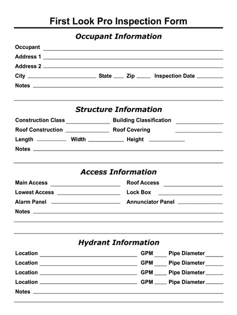 Fillable Fire Department Forms - Printable Forms Free Online