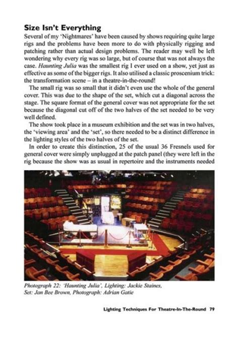 Lighting Techniques for Theatre-in-the-Round - Entertainment Technology ...