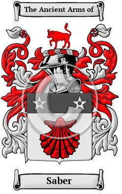 Saber Name Meaning, Family History, Family Crest & Coats of Arms