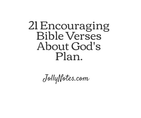 21 Encouraging Bible Verses About God’s Plan. – Daily Bible Verse Blog