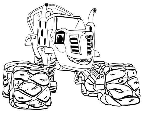 Blaze and the Monster Machines Coloring Pages - Best Coloring Pages For Kids