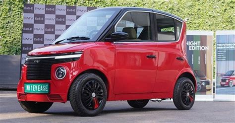 PMV Eas-E electric micro car launched at Rs. 4.79 lakh: India's most ...