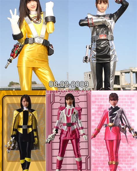 four different images of women in costumes and one is wearing a costume that looks like they are