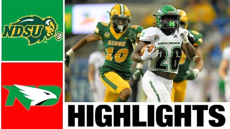 North Dakota vs North Dakota State Highlights | College Football Week 12 | 2022 College Football ...