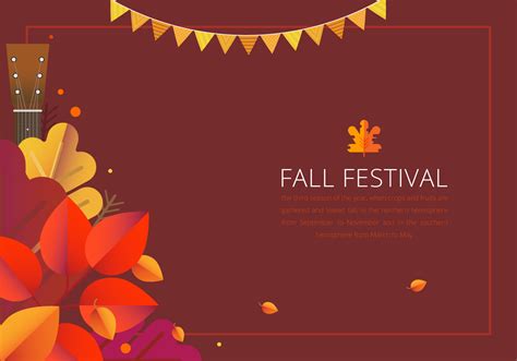 Fall Festival Colorful Border Template 256955 Vector Art at Vecteezy