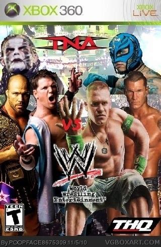 TNA vs. WWE Xbox 360 Box Art Cover by POOPFACE8675309