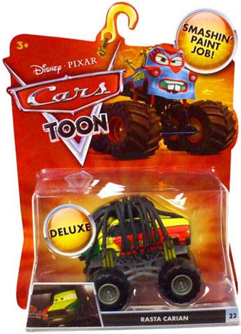 Disney Cars Cars Toon Deluxe Oversized Rasta Carian 155 Diecast Car Toon Edition Mattel Toys ...