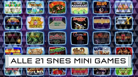 Alle Nintendo SNES Classic Mini games in 2 minuten - YouTube