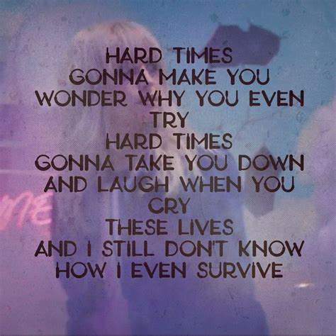 Paramore Hard Times | Frases de musicas, Pensamentos, Frases