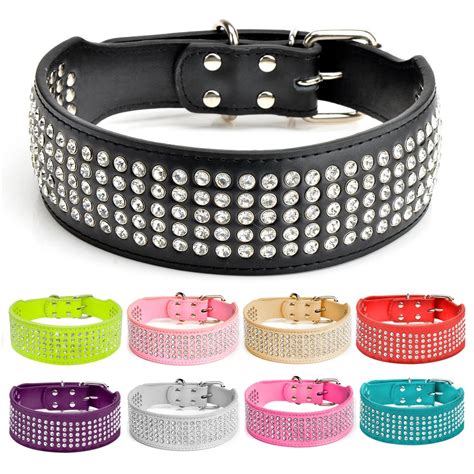 Dog Collars: Rhinestone Dog Collars Xl