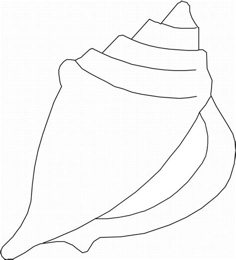 Seashell Coloring Page at GetColorings.com | Free printable colorings ...