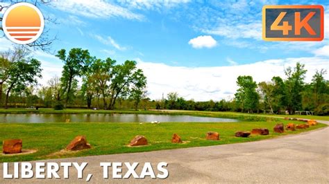 🇺🇸 [4K] Liberty, Texas. 🚘 Drive with me through a small town in Liberty County, Texas, USA ...