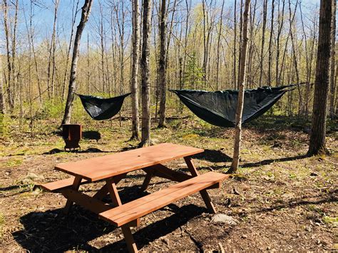 Hammock camping at Gordon's Park on Manitoulin Island - Gordon's Park