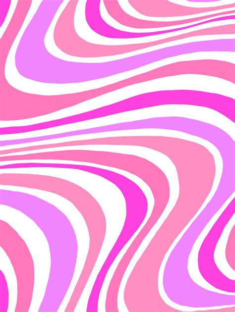 Wavy Pink by notastranger | Redbubble | Funky wallpaper, Iphone background wallpaper, Iphone ...