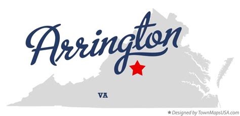 Map of Arrington, VA, Virginia