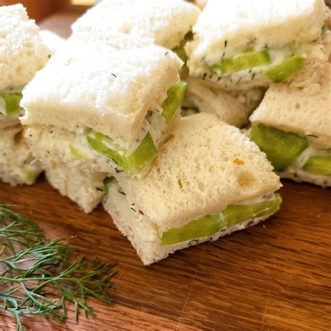 Cucumber Sandwiches (Perfect Finger Food!) - Comfortable Food