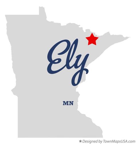 Map of Ely, MN, Minnesota