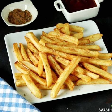 French Fries Recipe | Crispy Finger Chips - Swasthi's Recipes