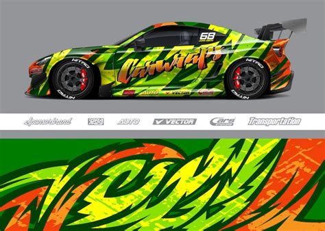 Premium Vector | Race car wrap designs