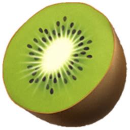 Kiwi Fruit Emoji (U+1F95D)