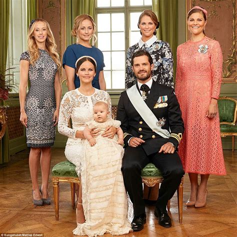 Swedish royal family release official photographs of Prince Alexander's christening | Daily Mail ...