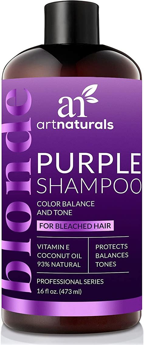 ArtNaturals Purple Shampoo for Blonde Hair – (16 Fl Oz/473ml ...