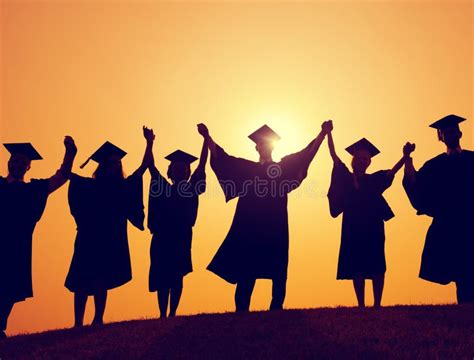 Students Graduation Success Achievement Celebration Concept Stock Photo ...