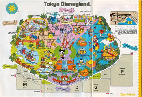 Tokyo Disneyland map from 1983 by lerdalparker23 - 東京ディズニーランド