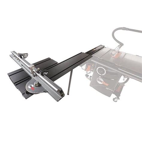 SawStop Sliding Crosscut Table Attachment | Sliding table, Woodworking supplies, Table saw