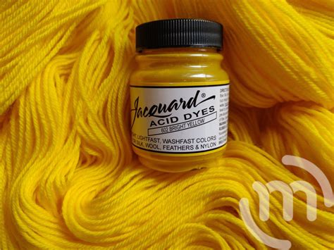 Dyeing Yarn with Jacquard Acid Dyes: Bright Yellow | Michaeli Marler